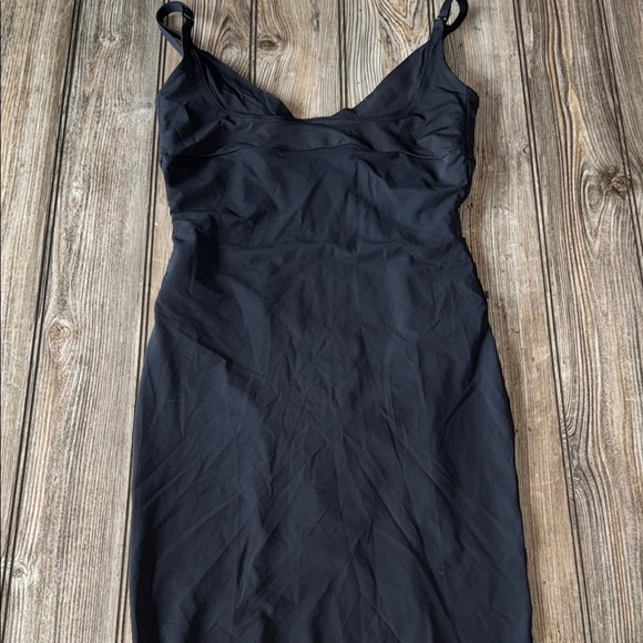 Flexees shape wear large black slip dress stretch like new adjustable - Picture 1 of 3